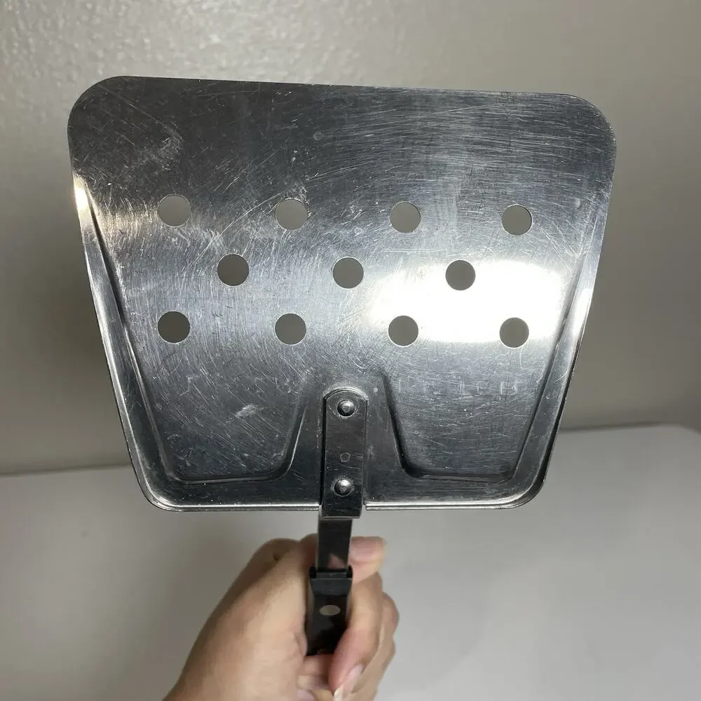 Vintage EKCO Forge Wide Flipper Turner Lifter Spatula Black Handle